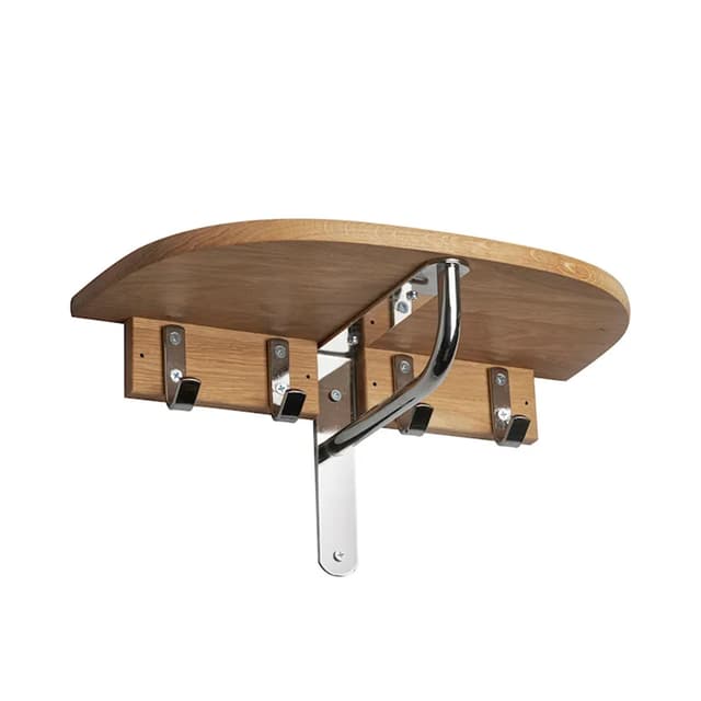 Ekman Hutablage Eiche/Chrom 50cm