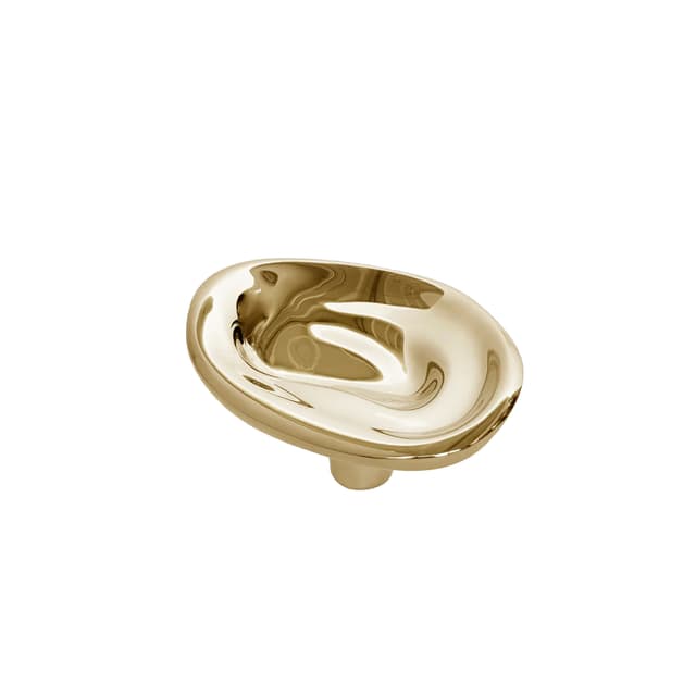 Ripple no. 1 no. 01 Wall Hook Brass Small