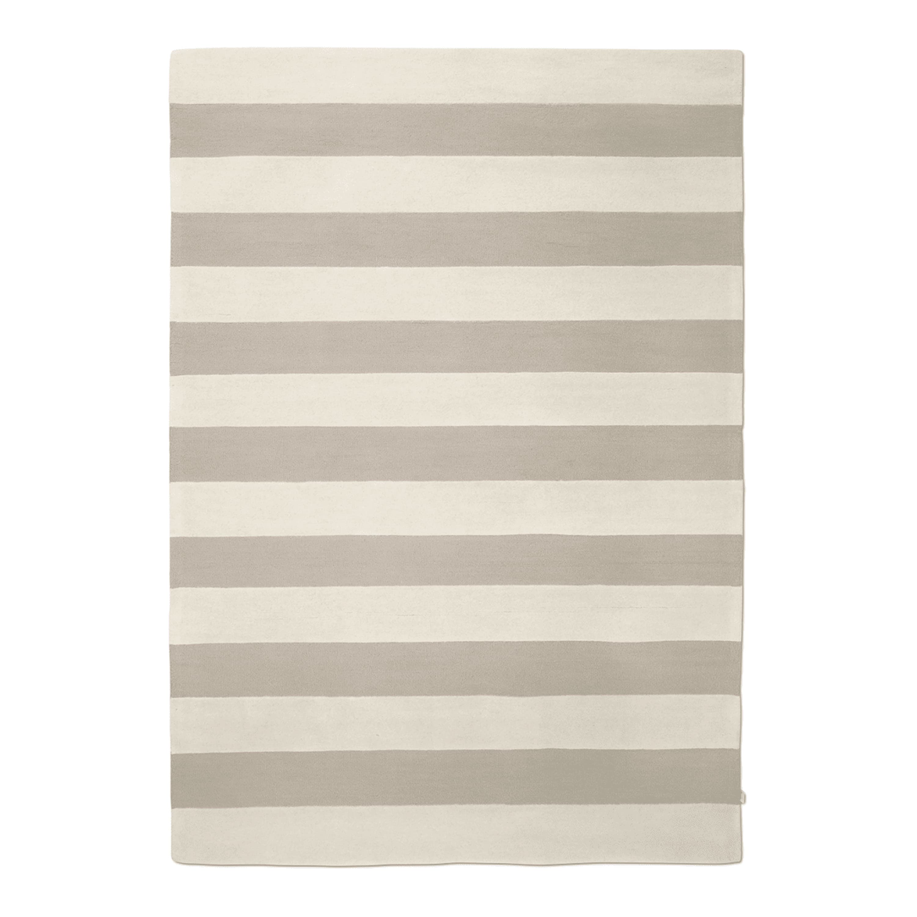 Teppich Stripe Bouclé Weiß/Natur 170x230