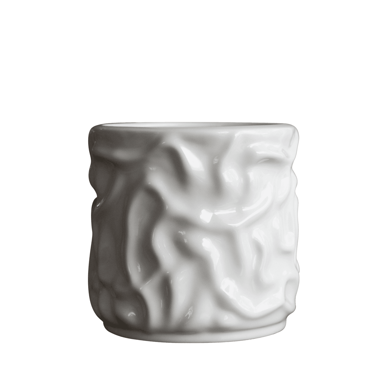 Swoon Pot Shiny White Small
