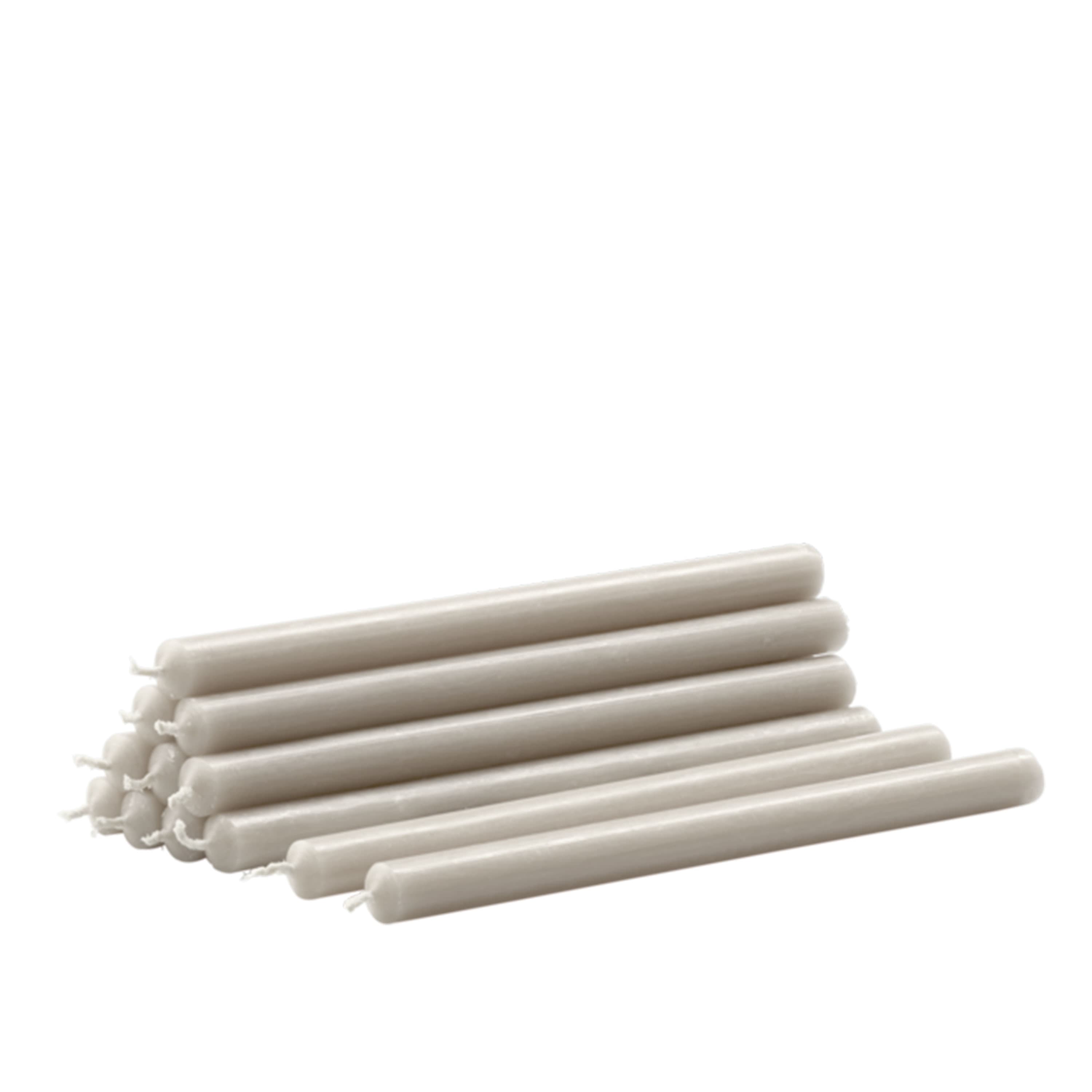STOFF Nagel Kerze Linen Grey 12er-pack