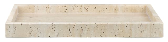 Travertine Tray Decoration Linen 40cm