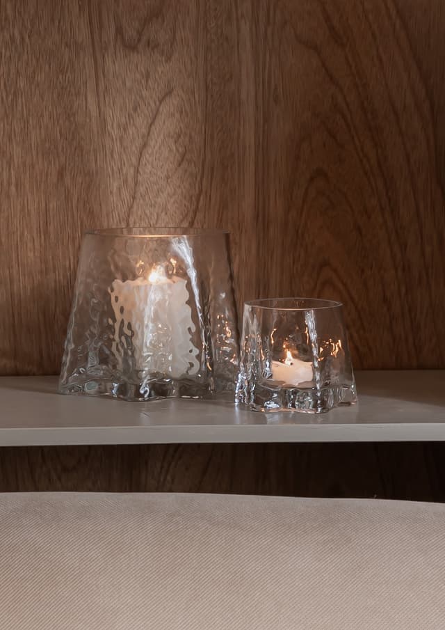 Candel Holder Clear Large