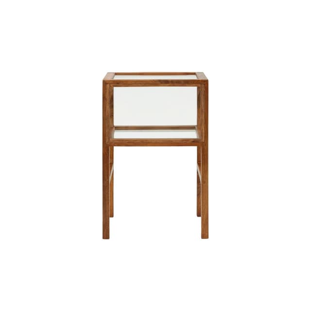 Montre Side Table Antique Brown