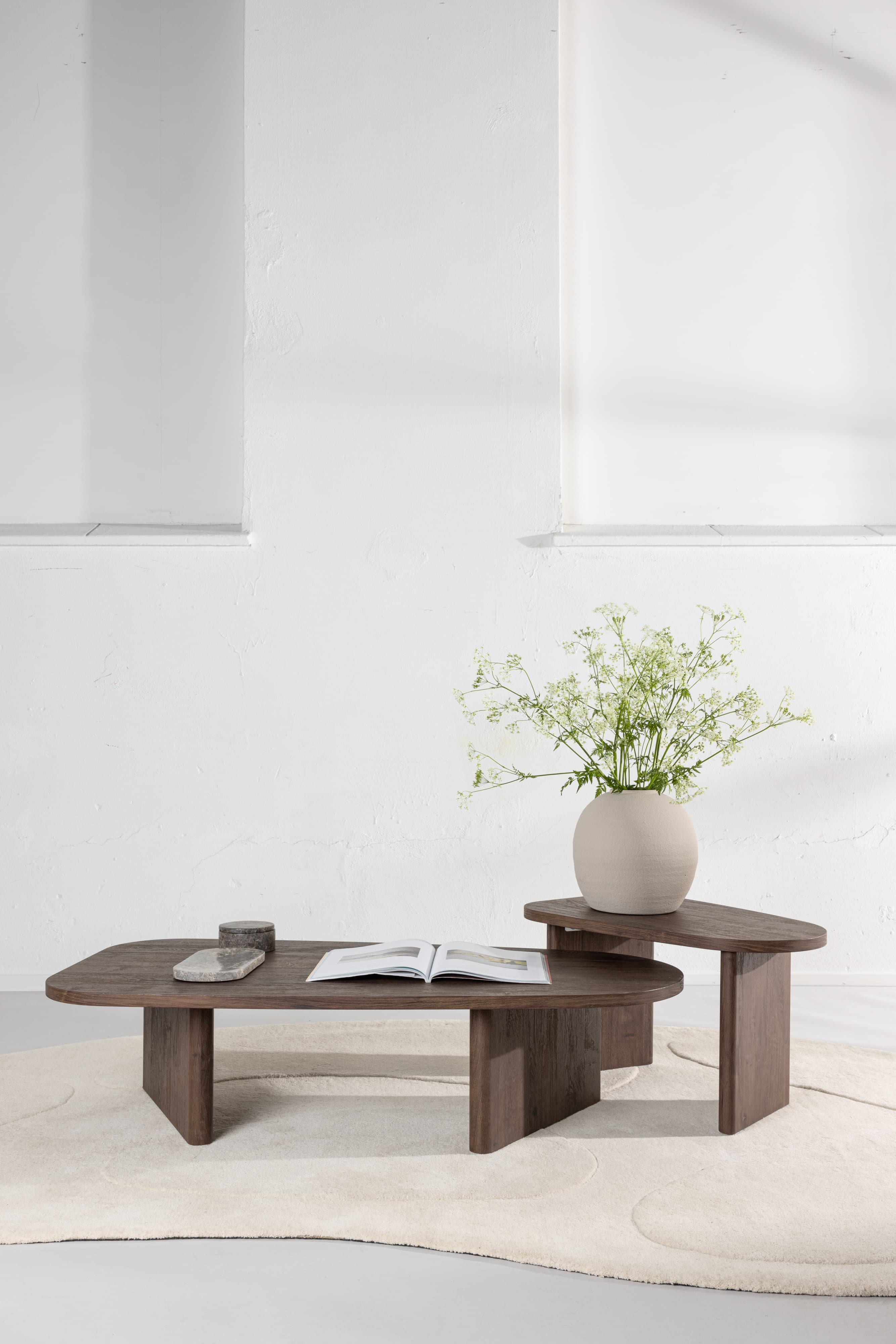 Grönvik Sidobord Mocca 70x45