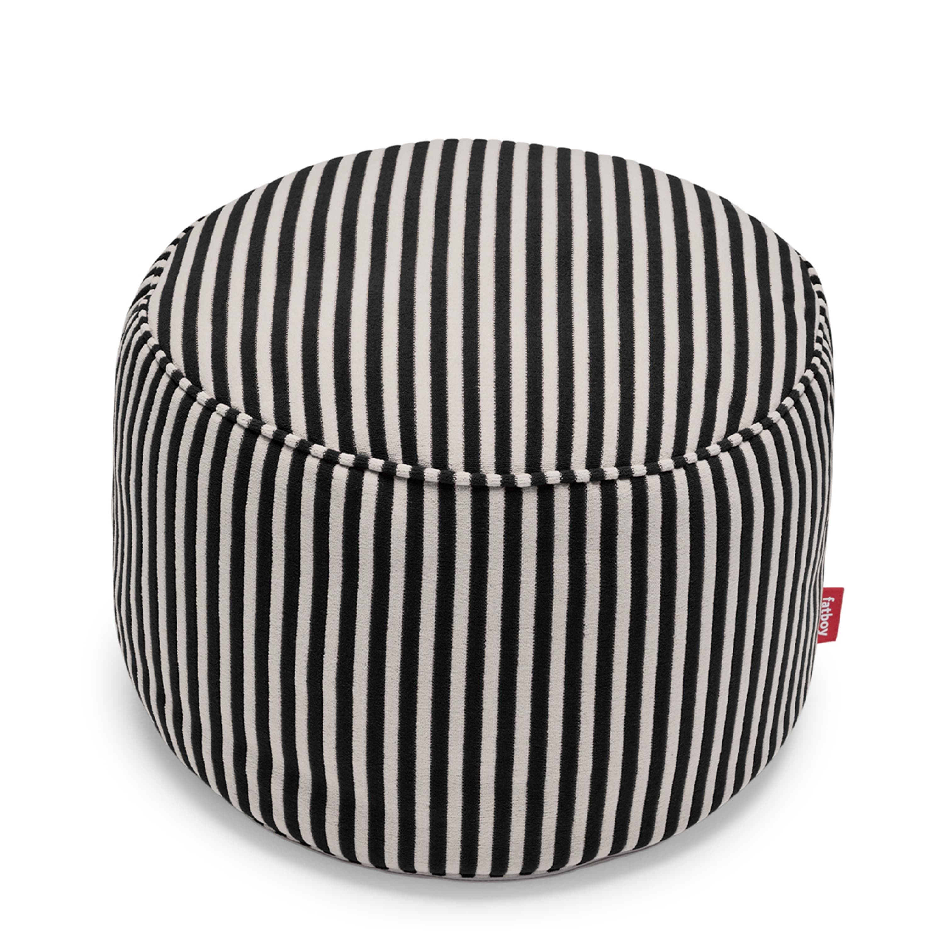 Point Terry Sitzpouf Schwarz Creme