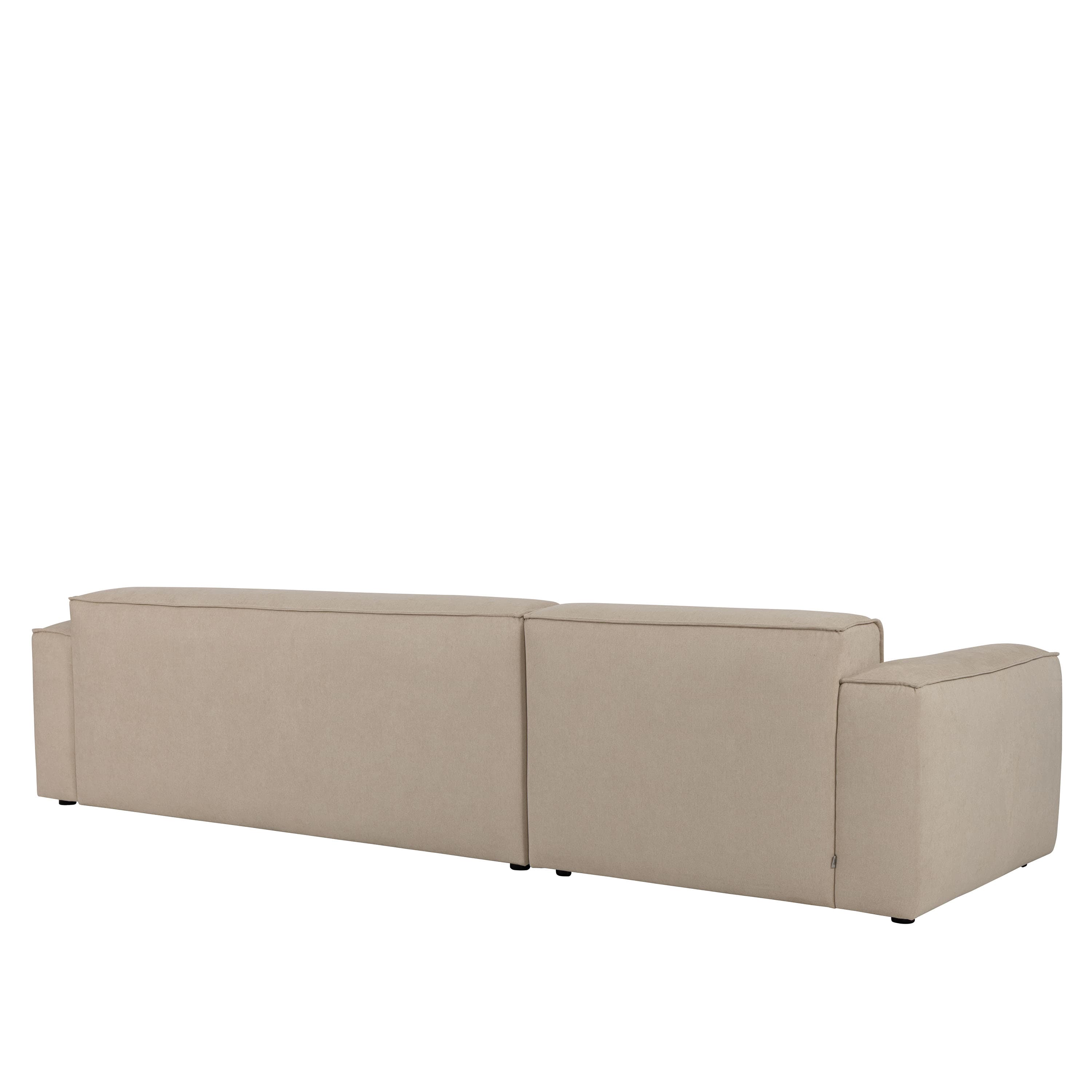 Bobbie 4-Sitzer Sofa mit Recamiere links Beige 322 cm