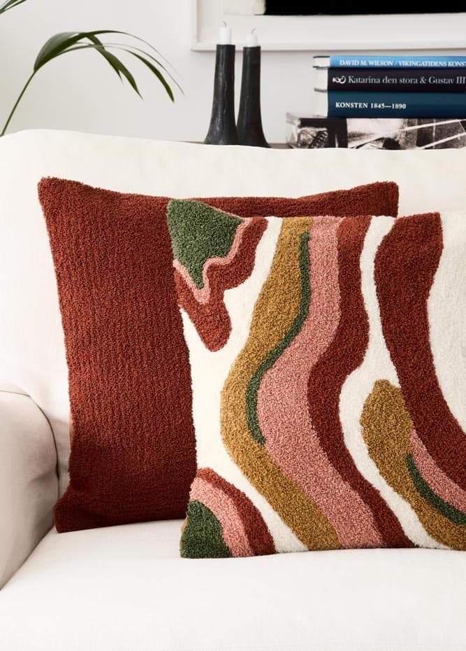 Mani Pillow Cover Linen/Cotton Terracotta 50x50 cm