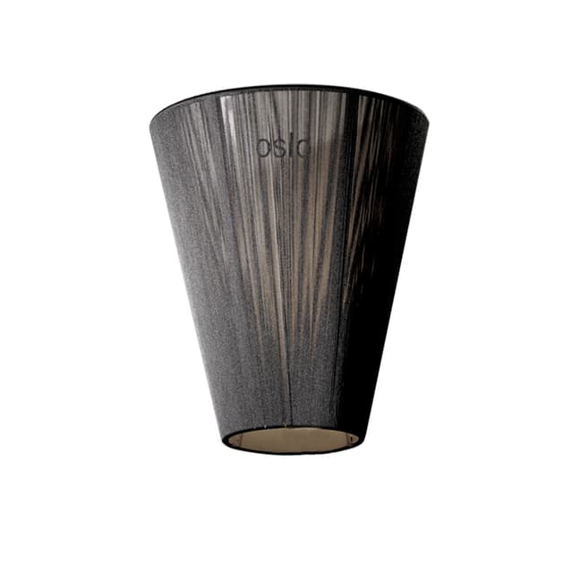 Oslo Wood Stehlampe Schirm Black