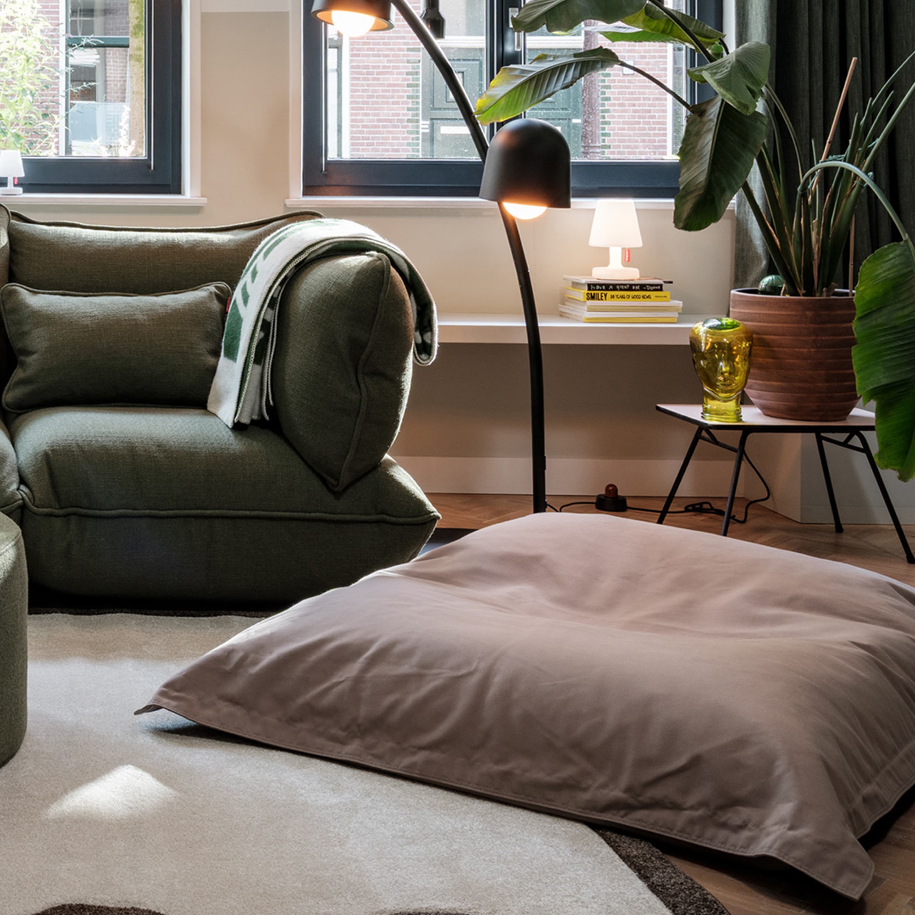 The Original Recycled Sittpuff Taupe Grey