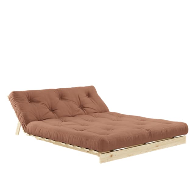 Roots Schlafsofa Natur/Clay Brown 140cm