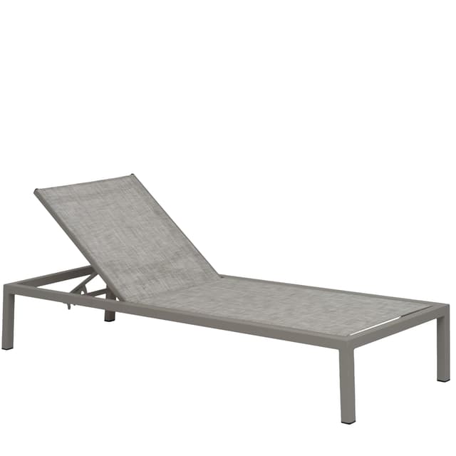 Hånger Sun Lounger White/Greige
