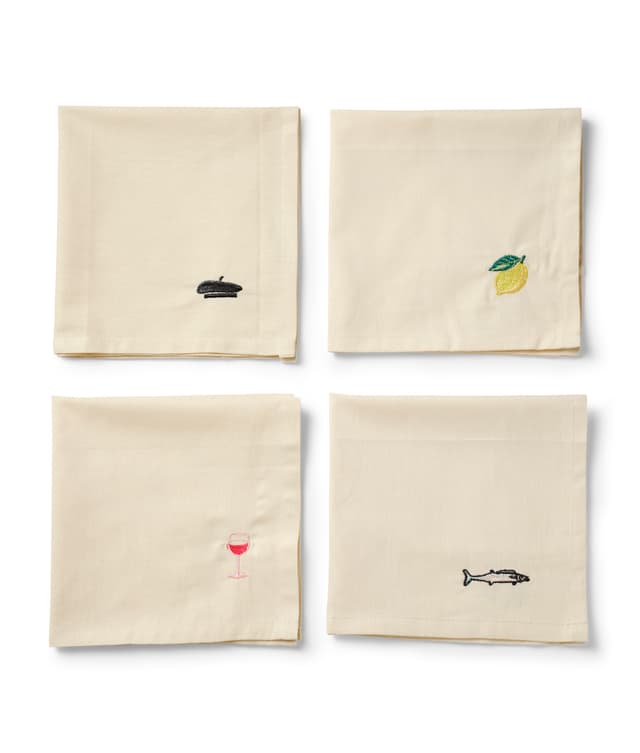 Serviette Déjeuner 4er Pack