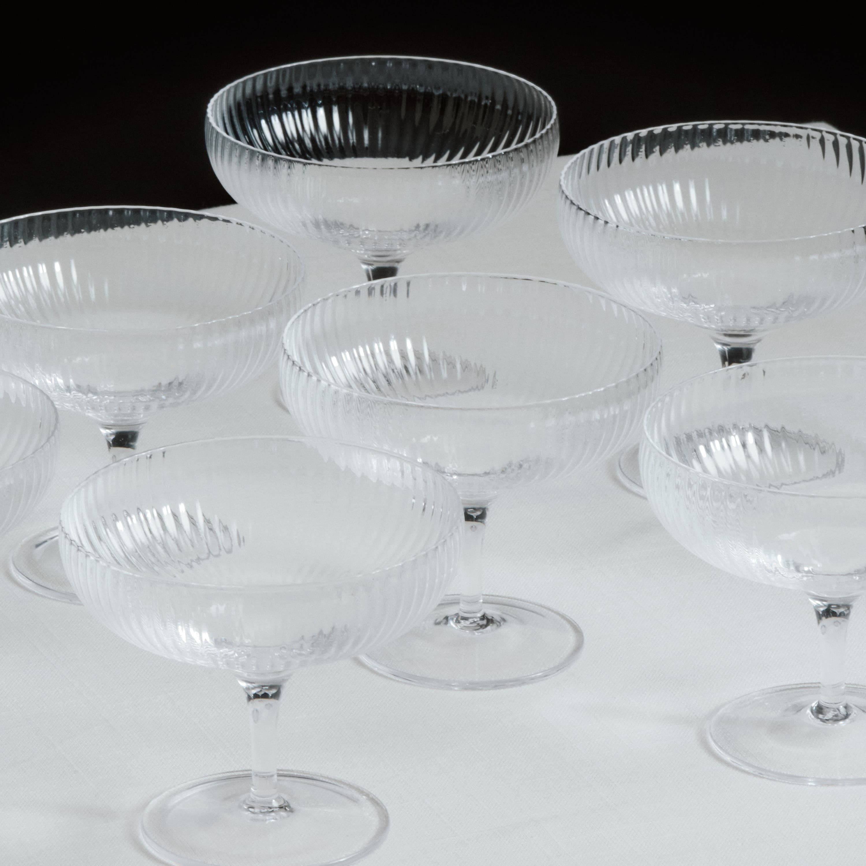 Inku Coupe Glass Transparent 4-pack