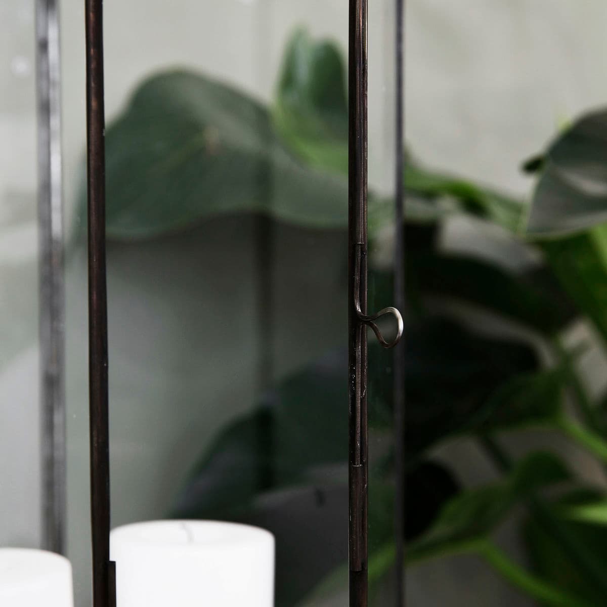 Candle Holder Dark Antique 79cm