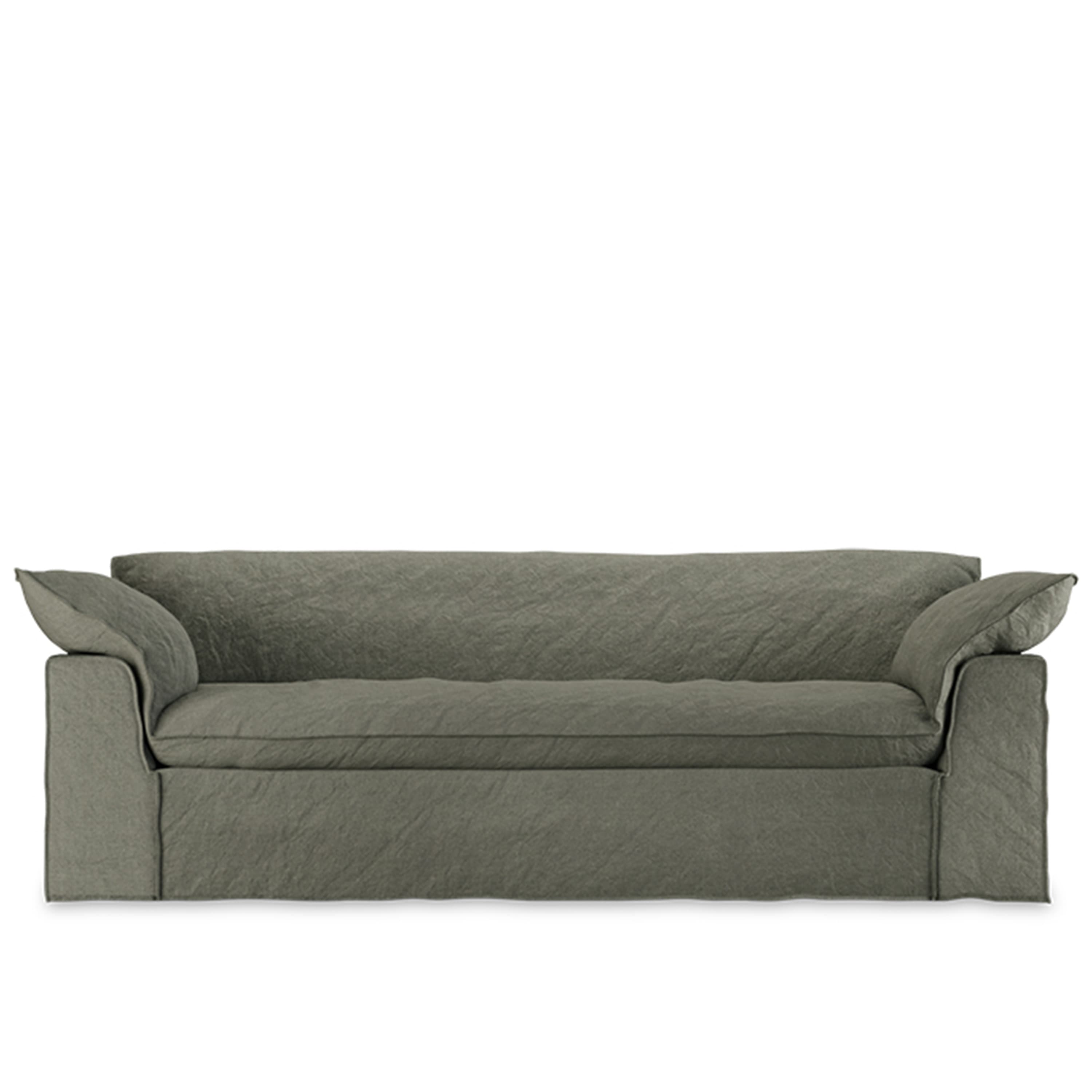 Nomad Sofa Linen/Army Green 244cm