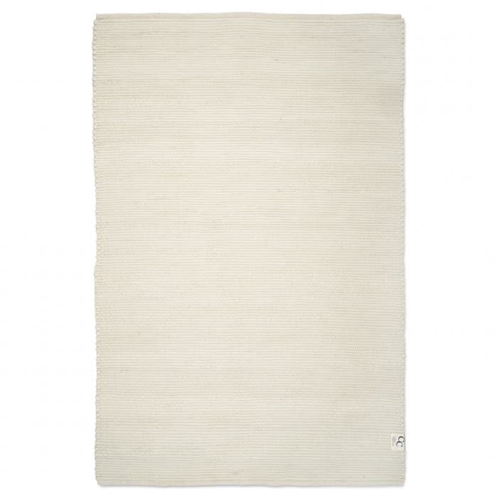 Merino Wollteppich Weiß 140x200