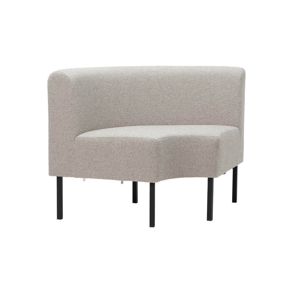 Corner Sitzplatz Eckteil Modulsofa Natur 85cm