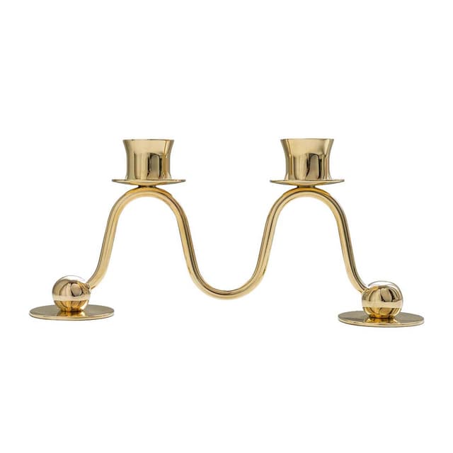 Lignano Sabbiadoro 2 Candle Holder Gold