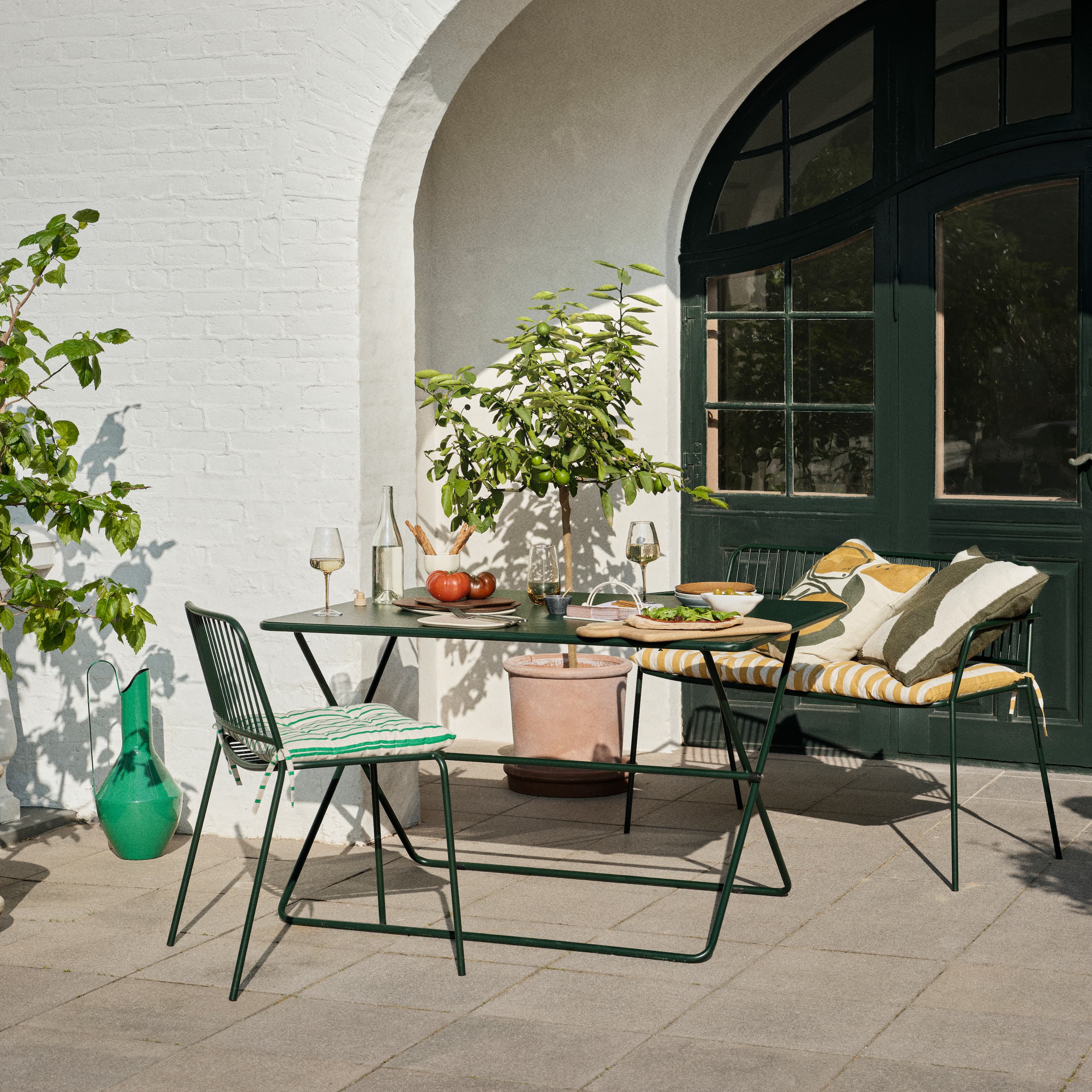 Eden Gartentisch Forest Green 120cm