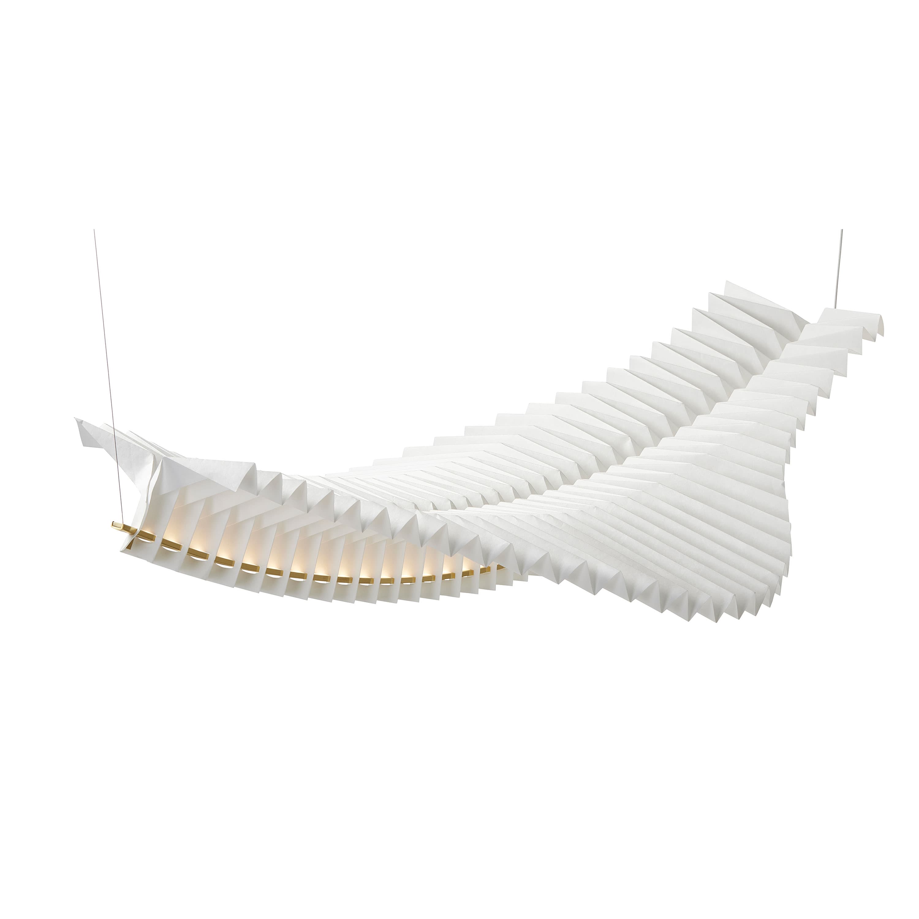 Sora Taklampa Solid Brass/White