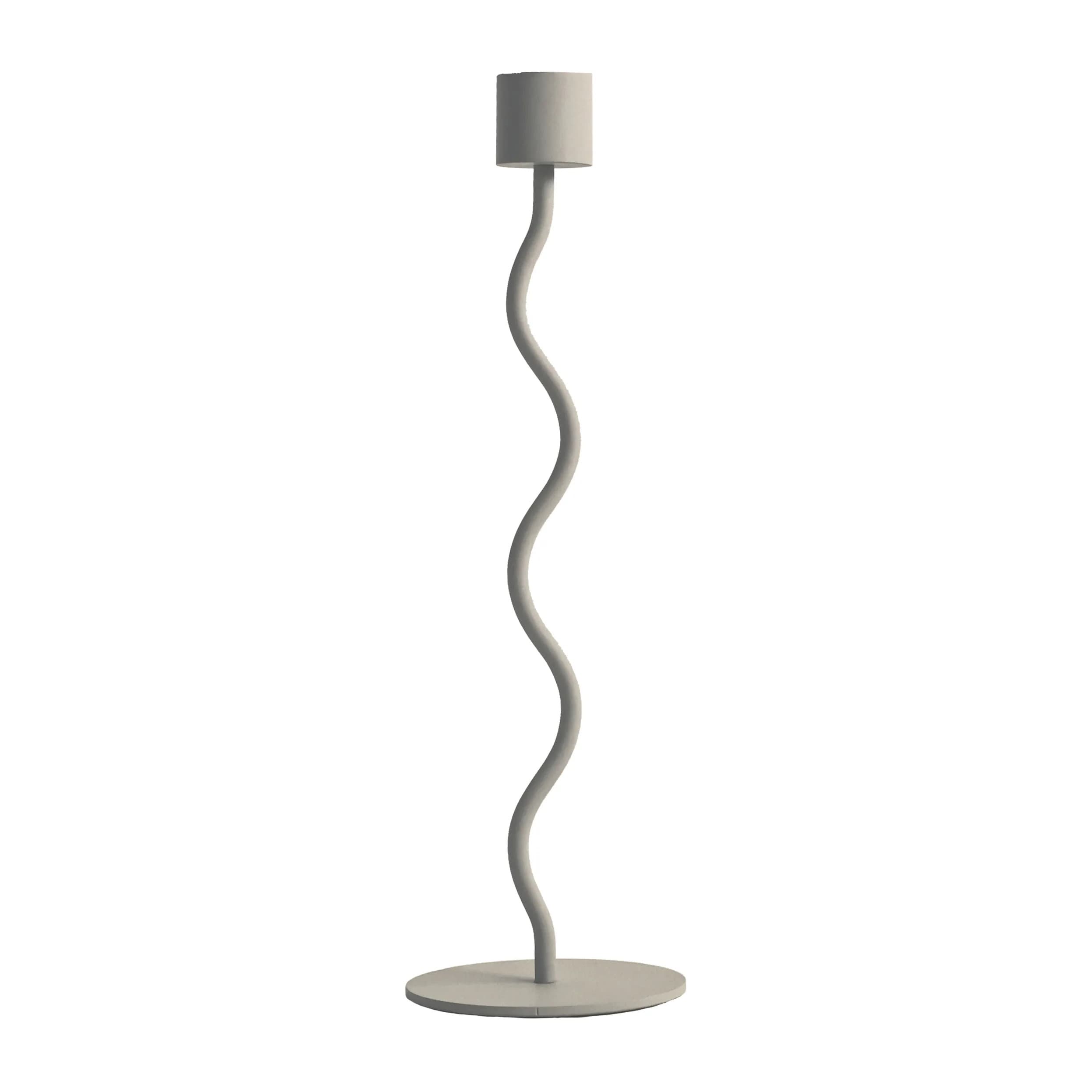 Curved Kerzenständer Sand 23cm