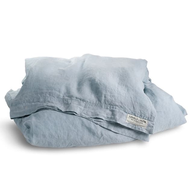 Misty Duvet Cover Linen Sky 150x210