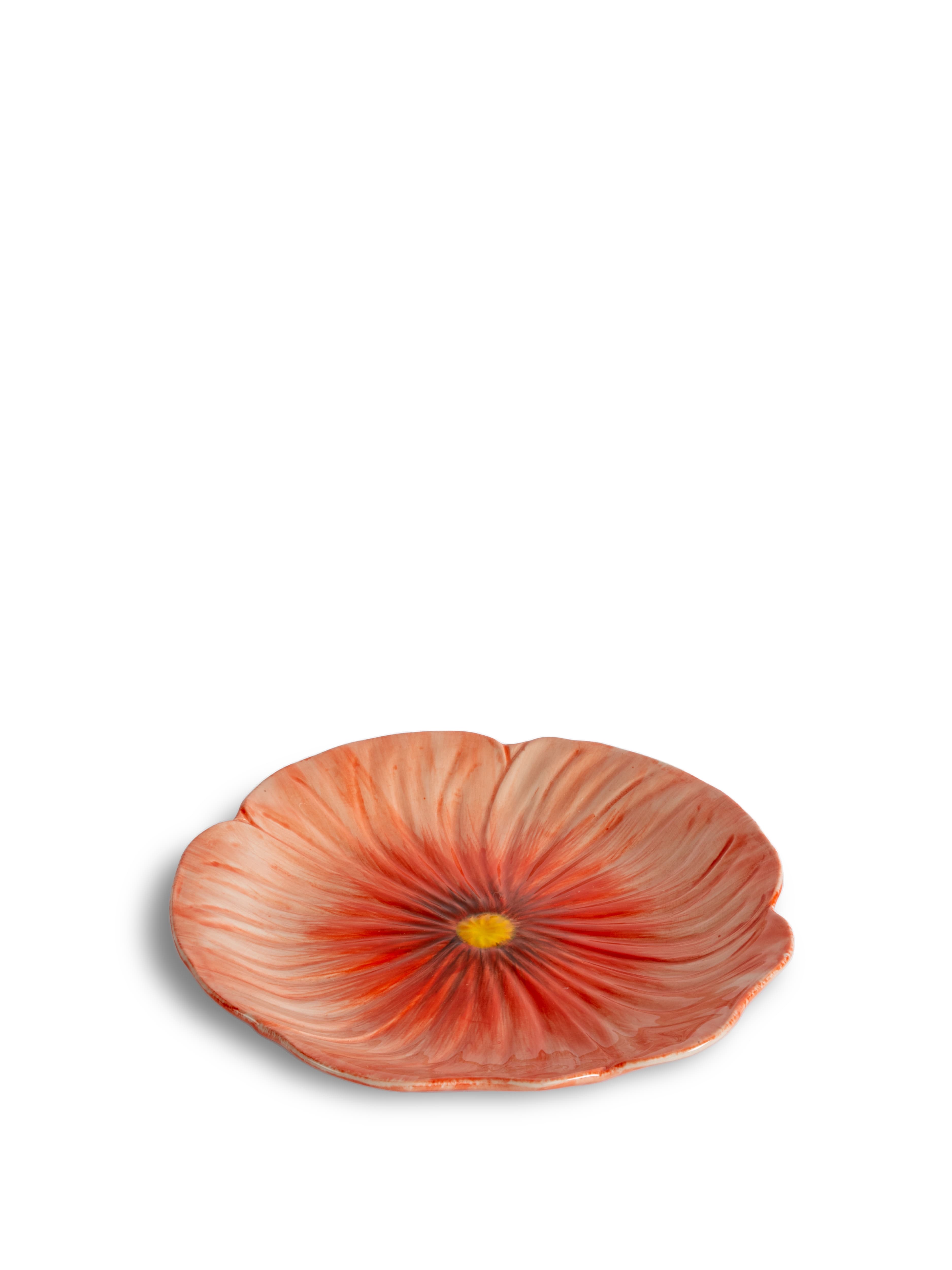 Poppy Dessertteller Rot Ø21
