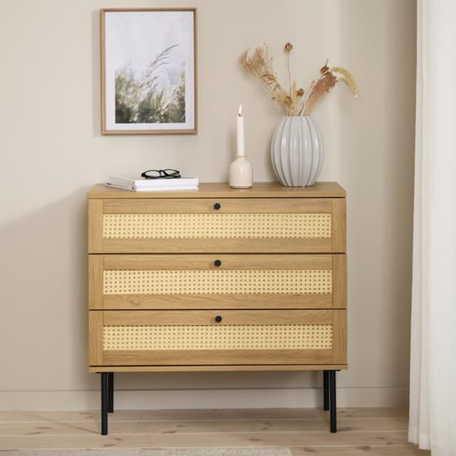 Elin Kommode Eiche 80cm