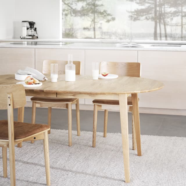 Filippa Dining Table Oval Oak 170+40 cm