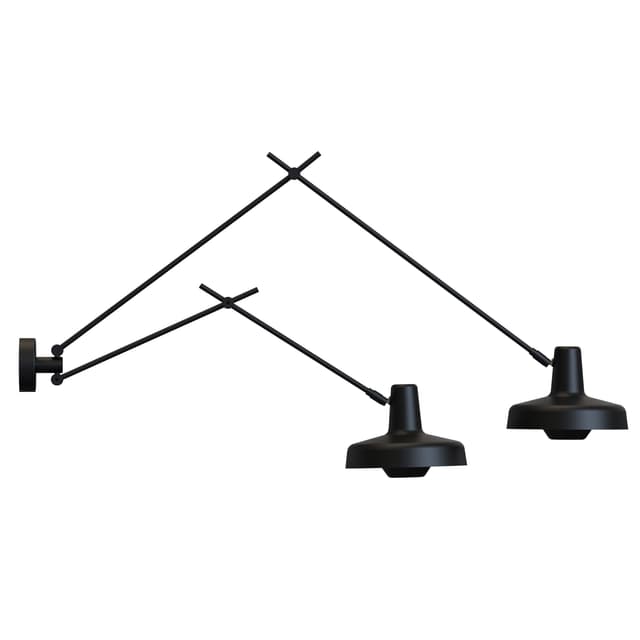 Arigato Wandleuchte Double Long/Short Black