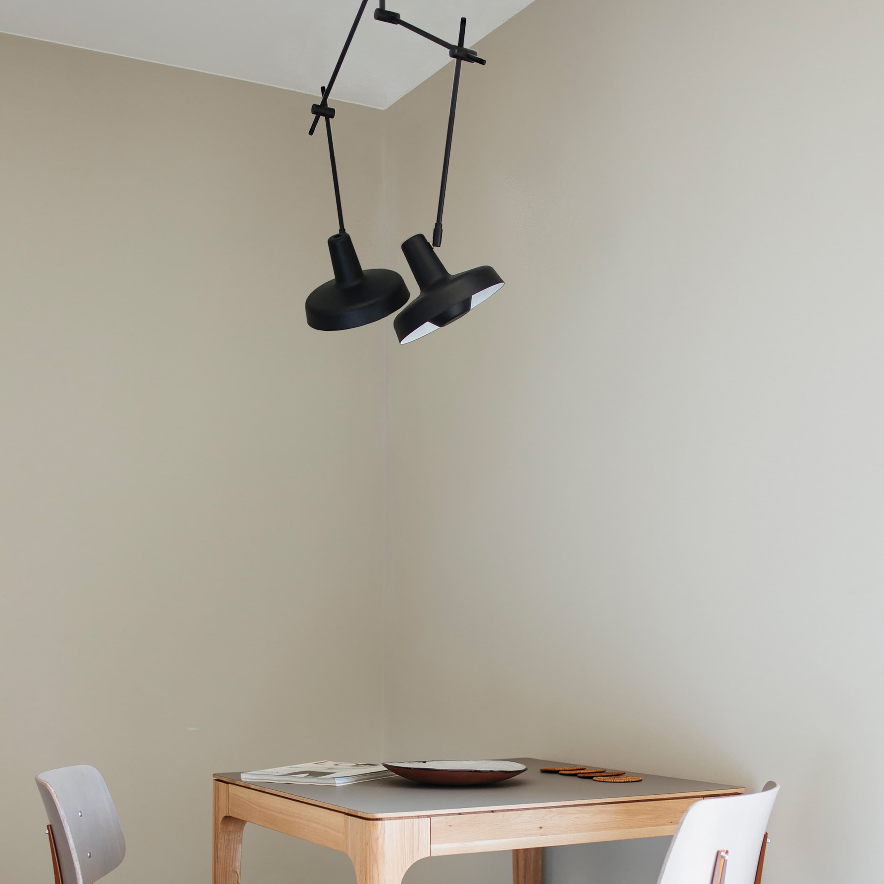 Arigato Ceiling Lamp Double White