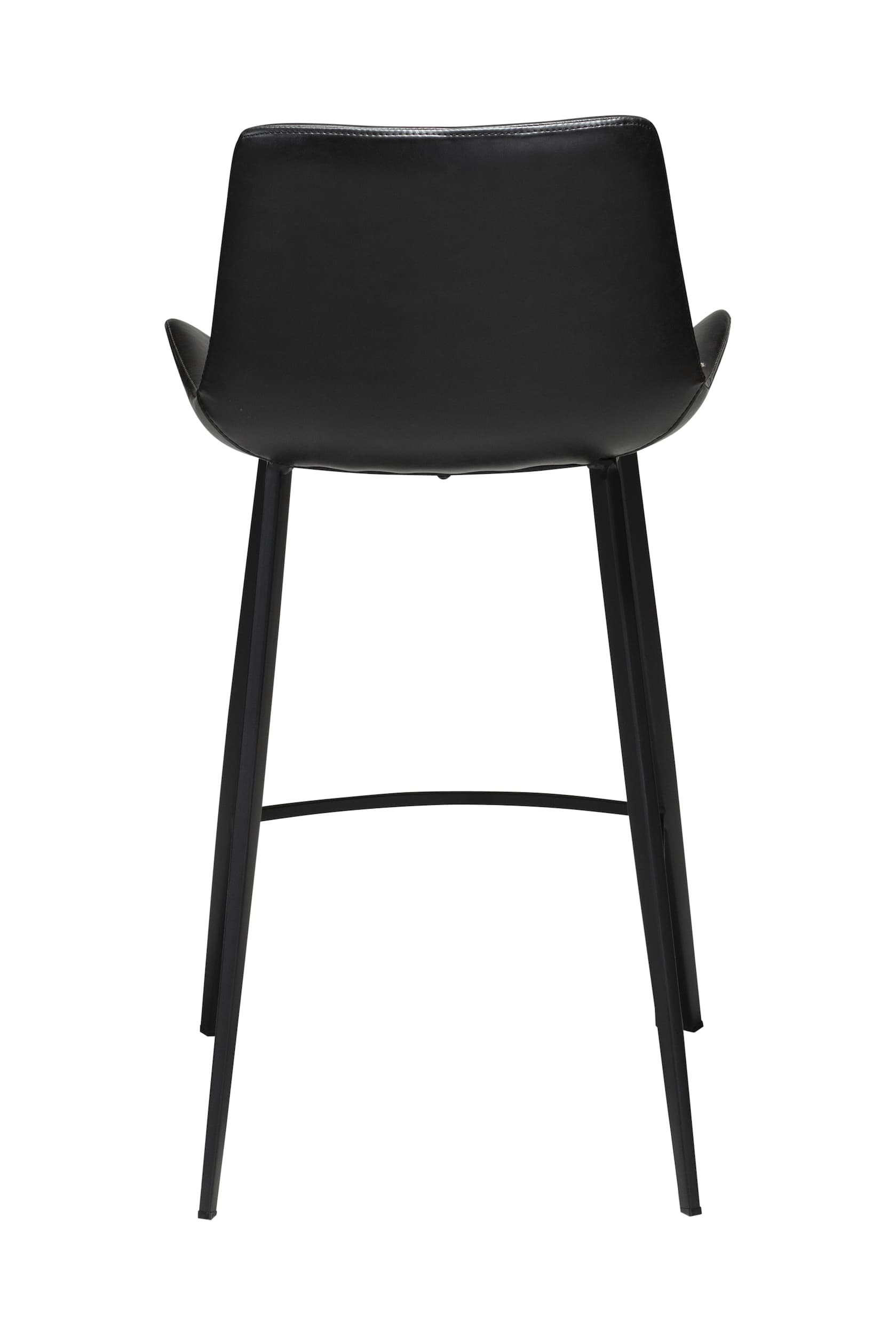 Hype Bar Stool Faux Leather Black 75cm