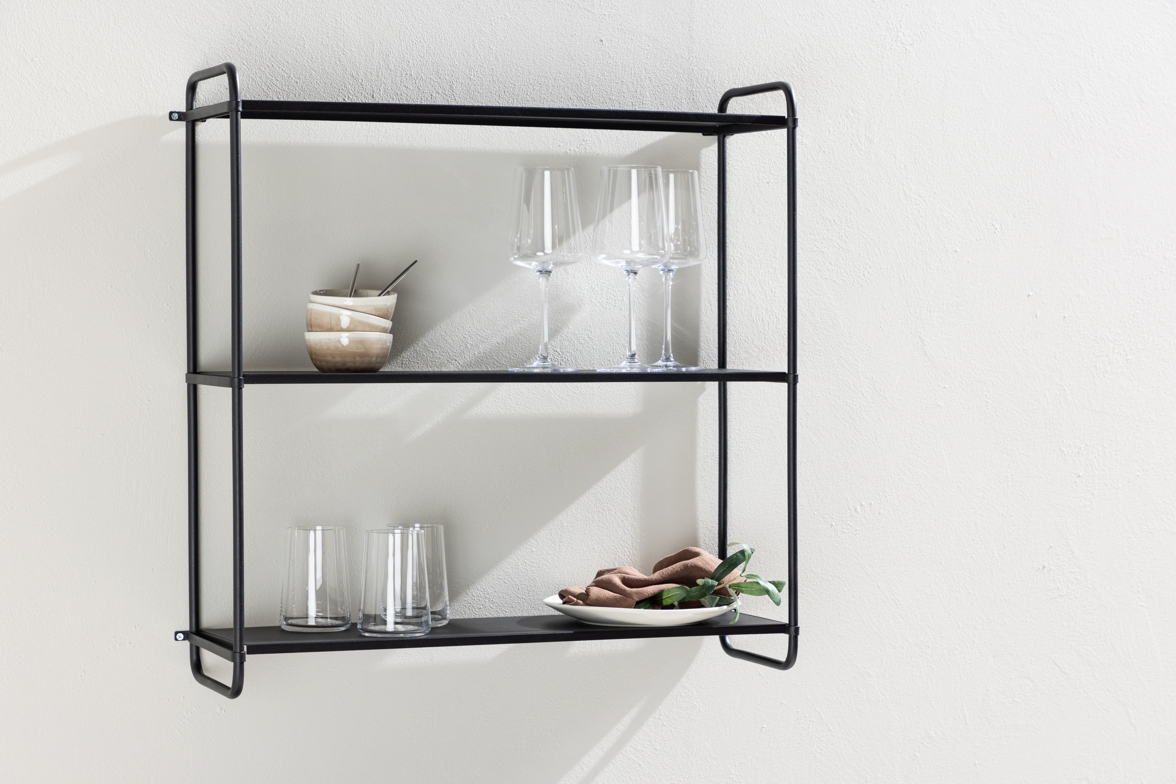 Lyon Vägghylla Black 62cm