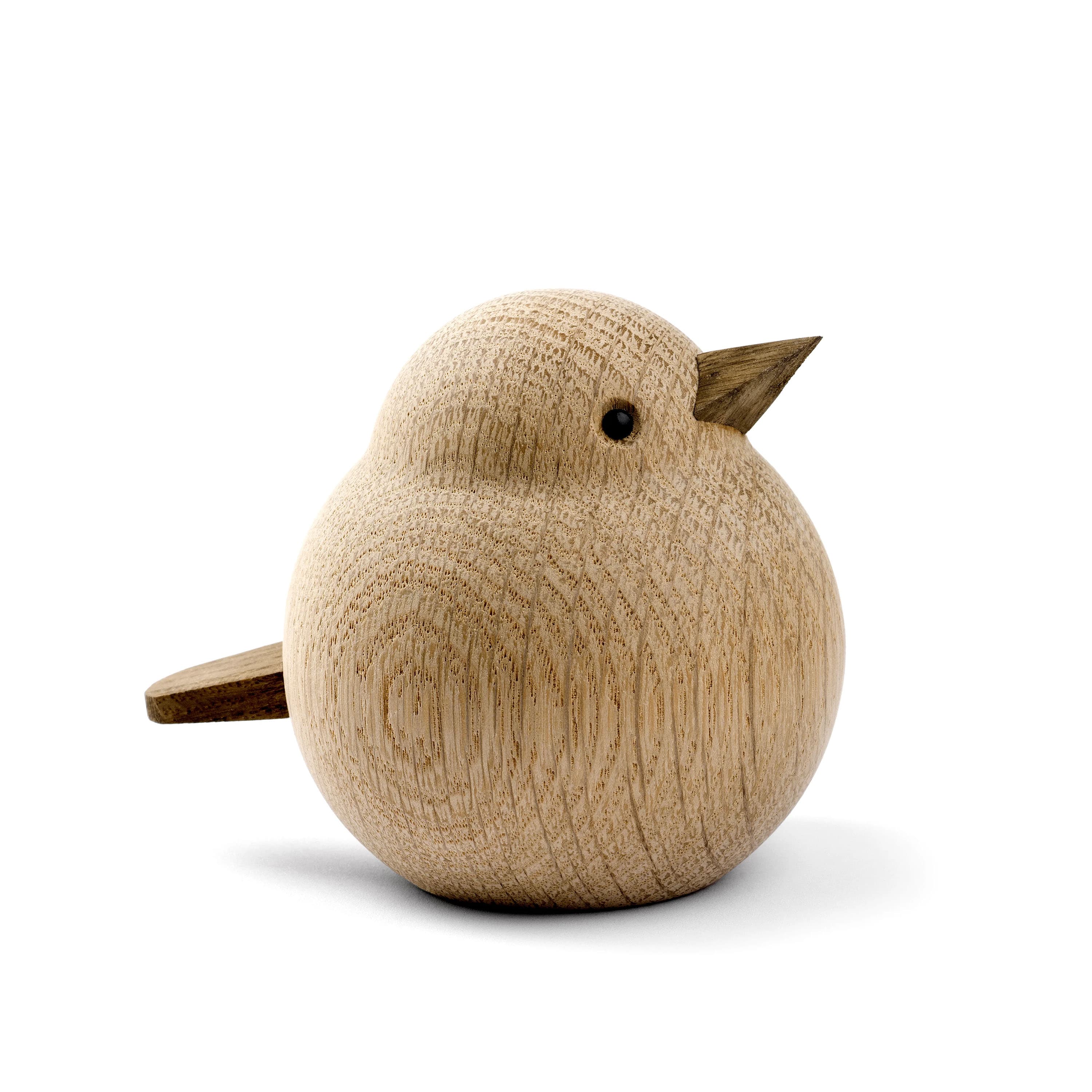 Mama Sparrow Decoration Natural Oak