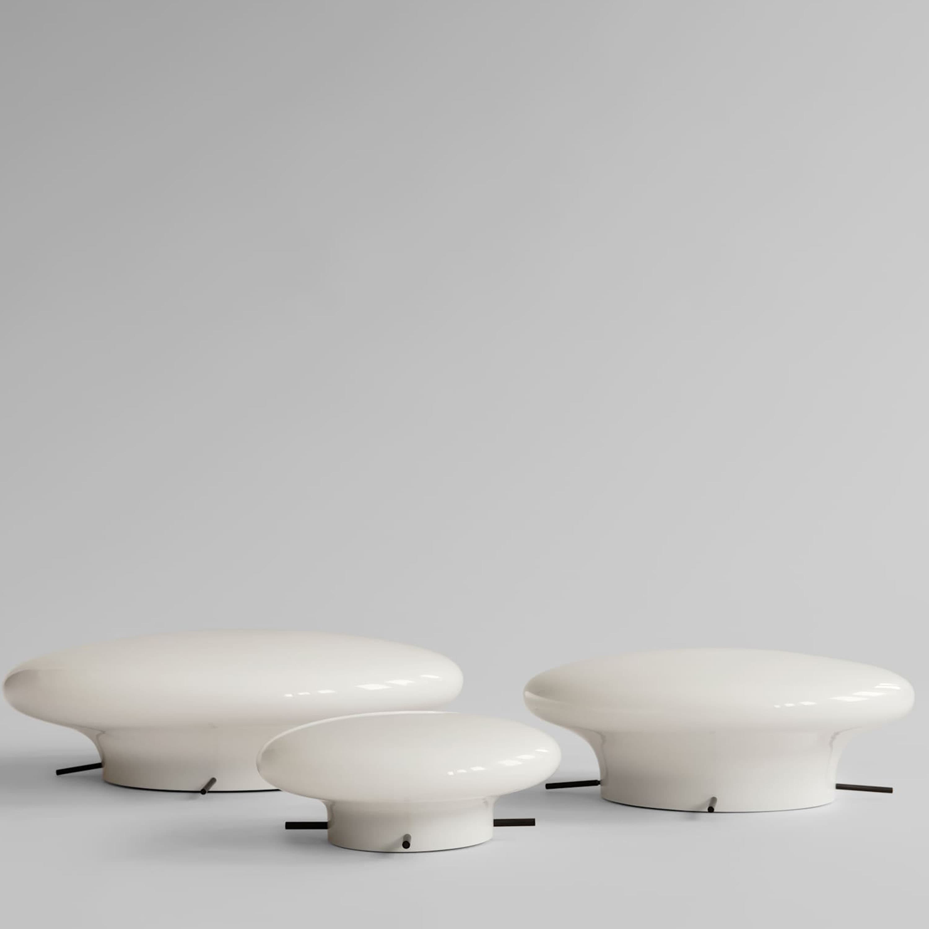 Hikari Wandleuchte Opal White Ø35