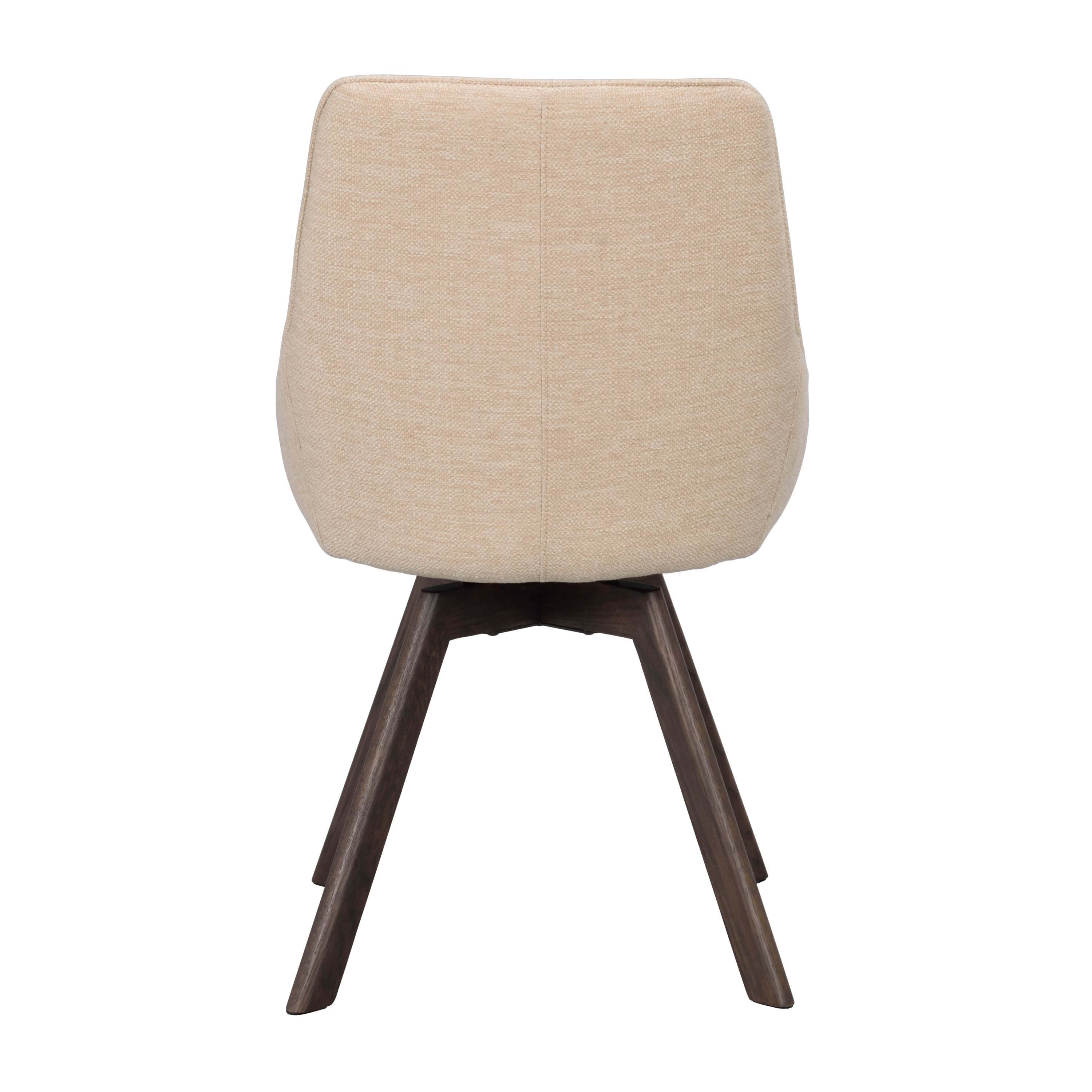 Alison Esszimmerstuhl Hellbeige/Braune Eiche