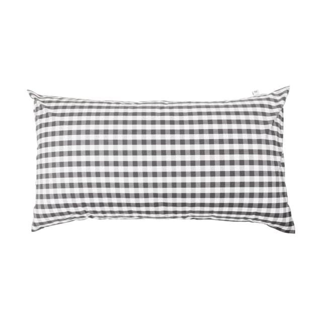 Casella Kissenbezug Dunkelgrau/Elfenbein 50x90