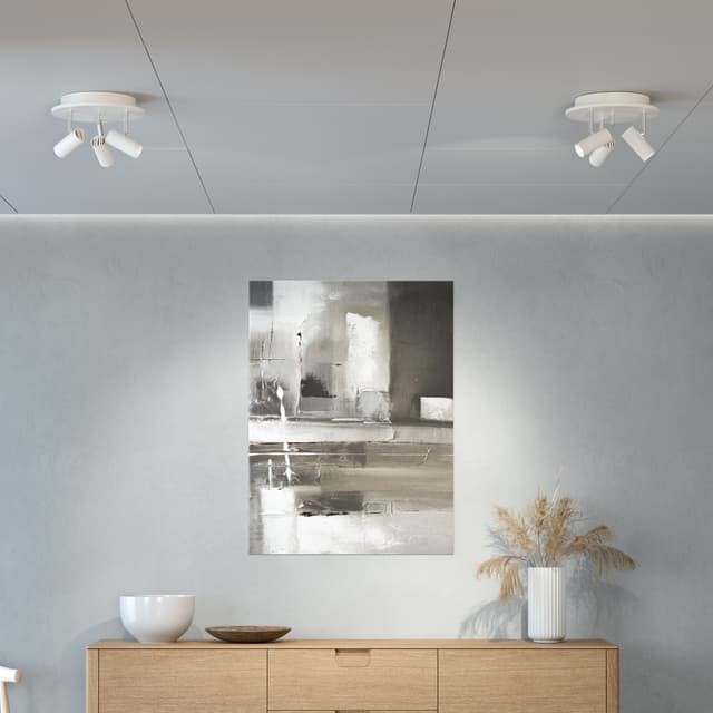 Cato Triospot LED Ceiling Light White