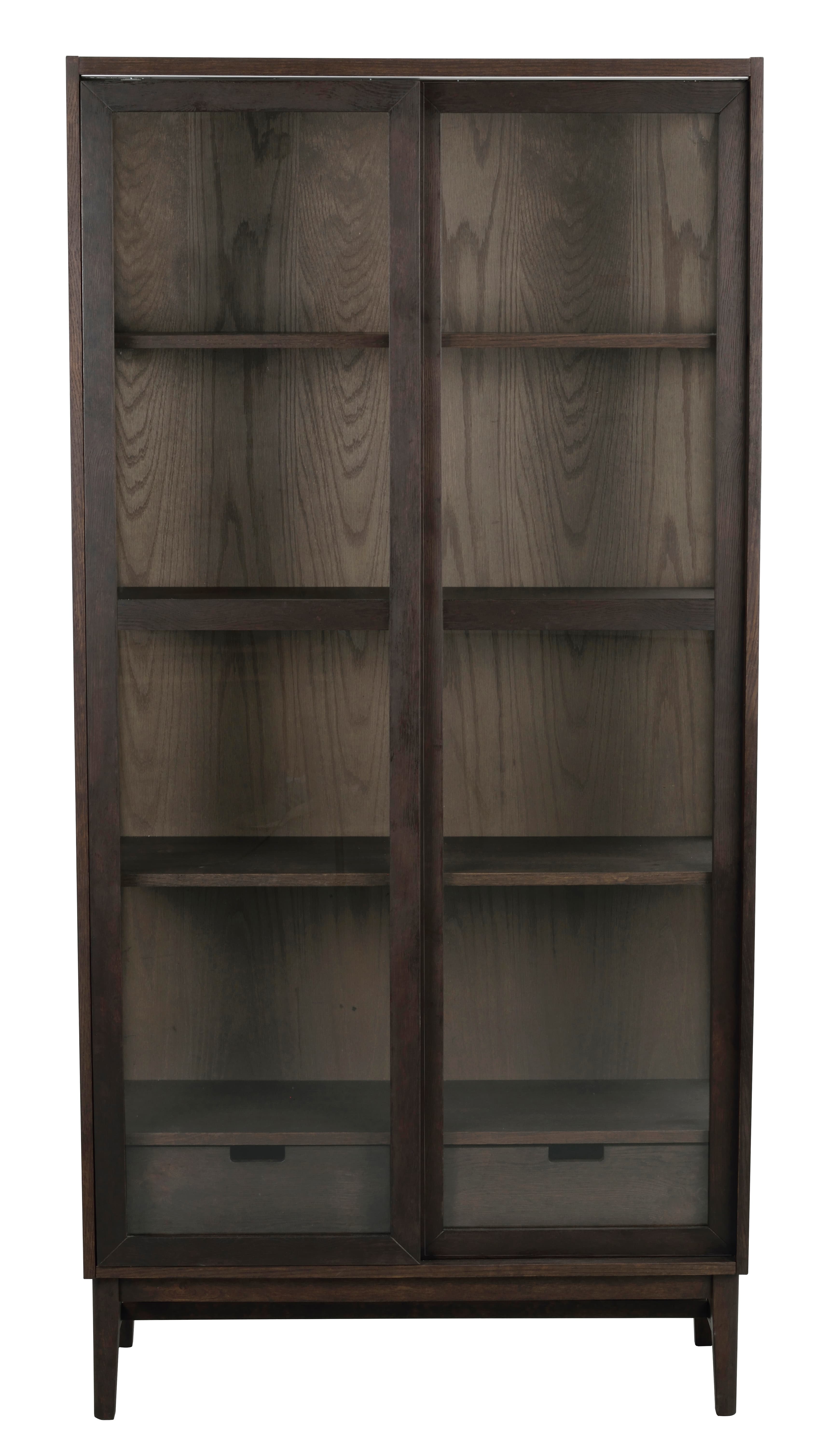 Hazelton Vitrine Schrank Braun 203cm