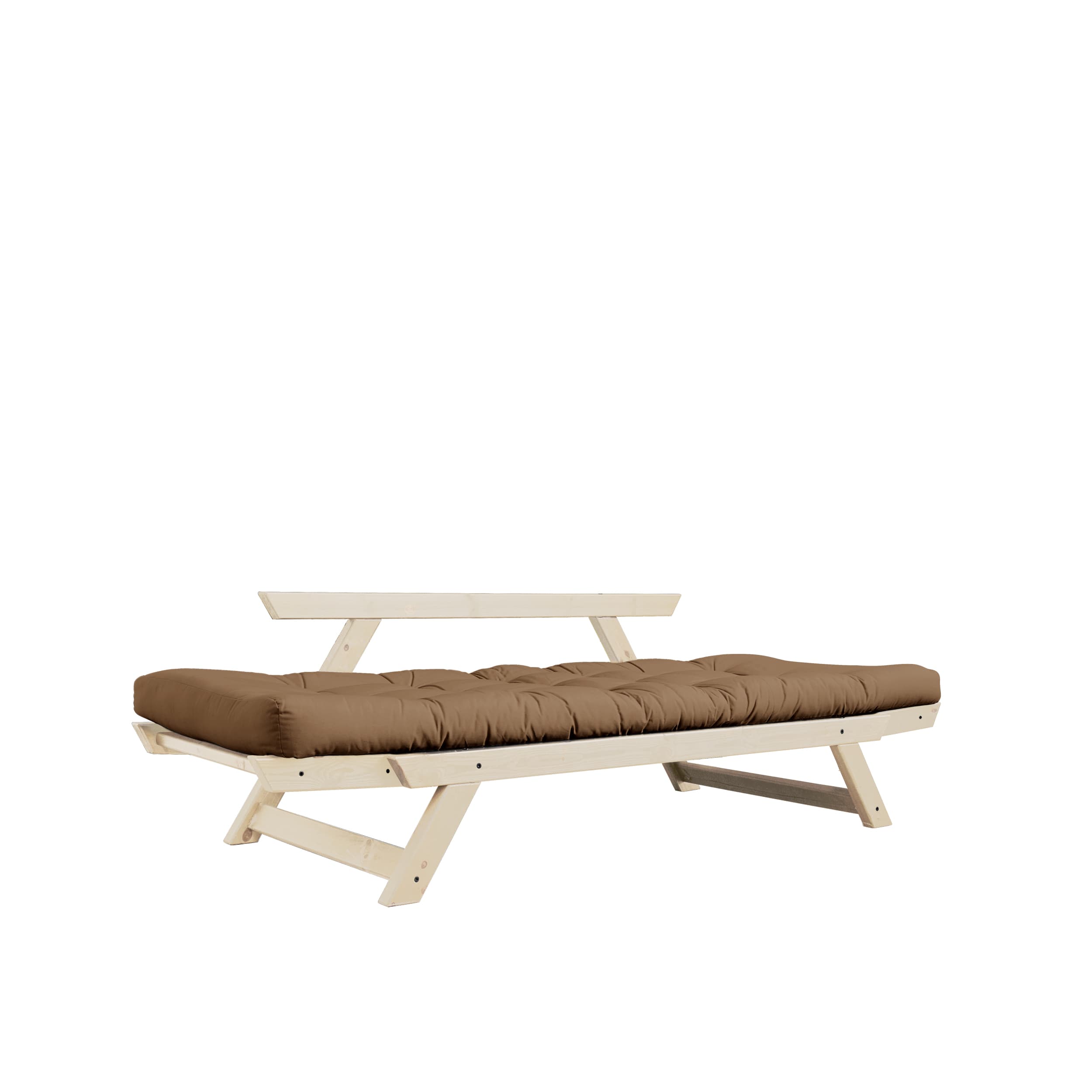 Bebop Tagesbett Natur/Mokka 174cm