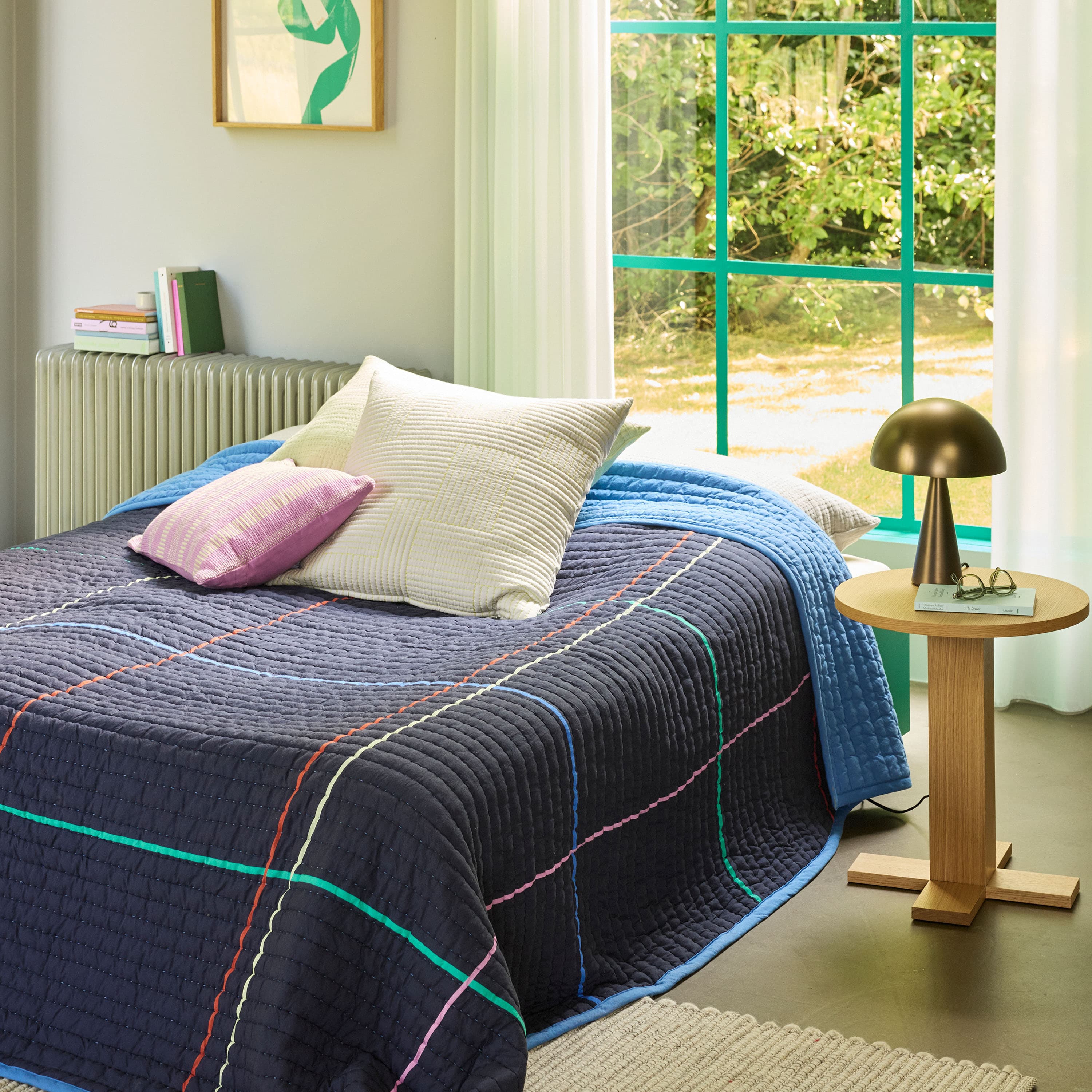 Sen Tagesdecke Dark Blue 260x260