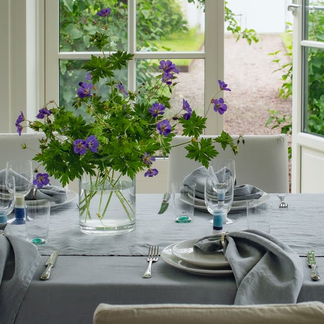 Sunshine Linen Tablecloth Heavenly 145x250 cm