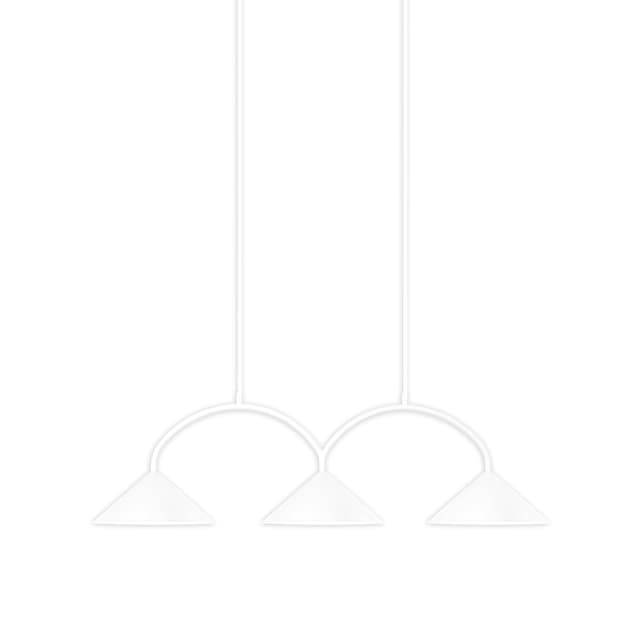 Curve 3 Ceiling Lamp White