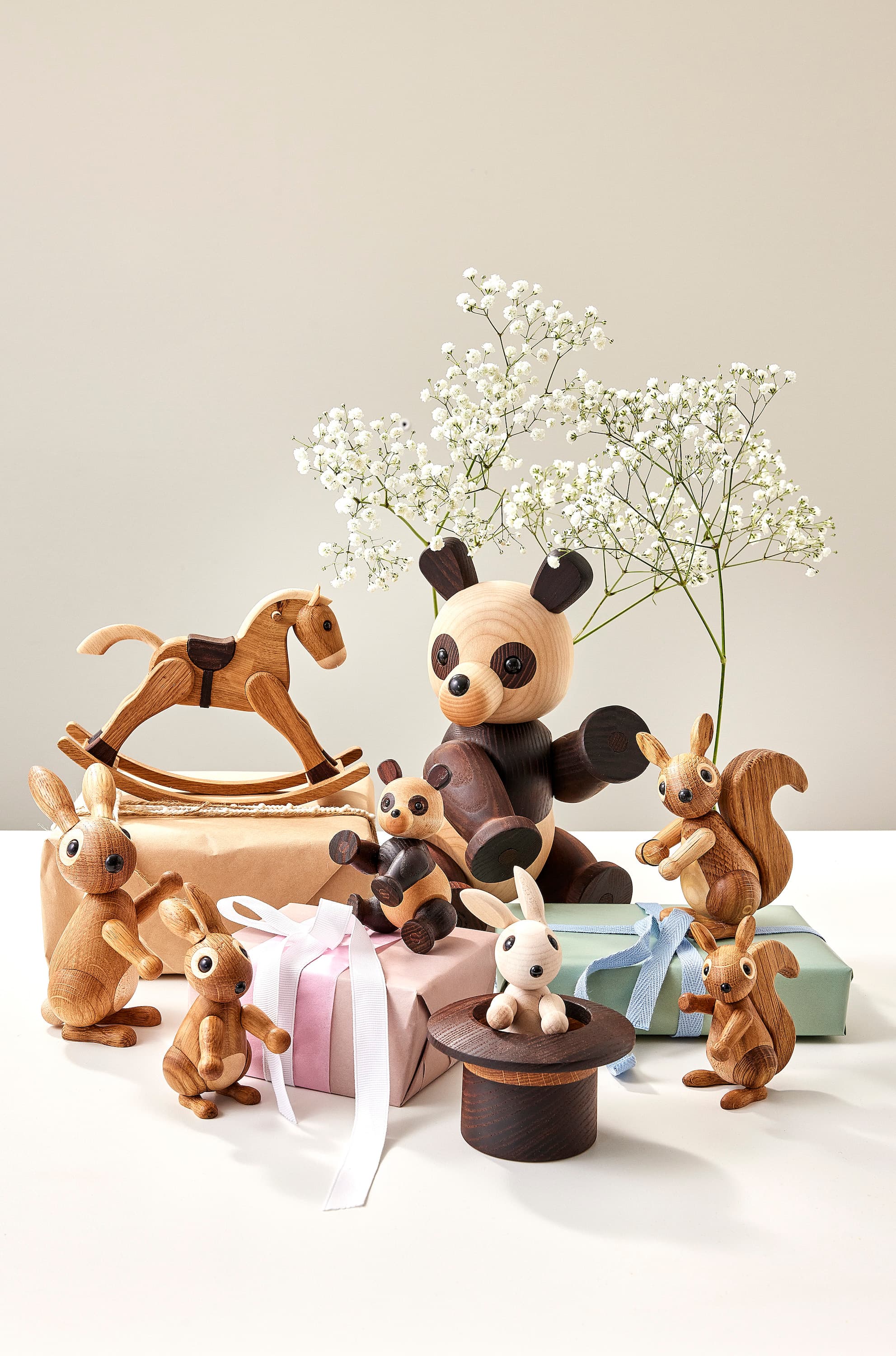 The Rocking Horse Rocking Horse Dekoration Eiche 13,5 cm
