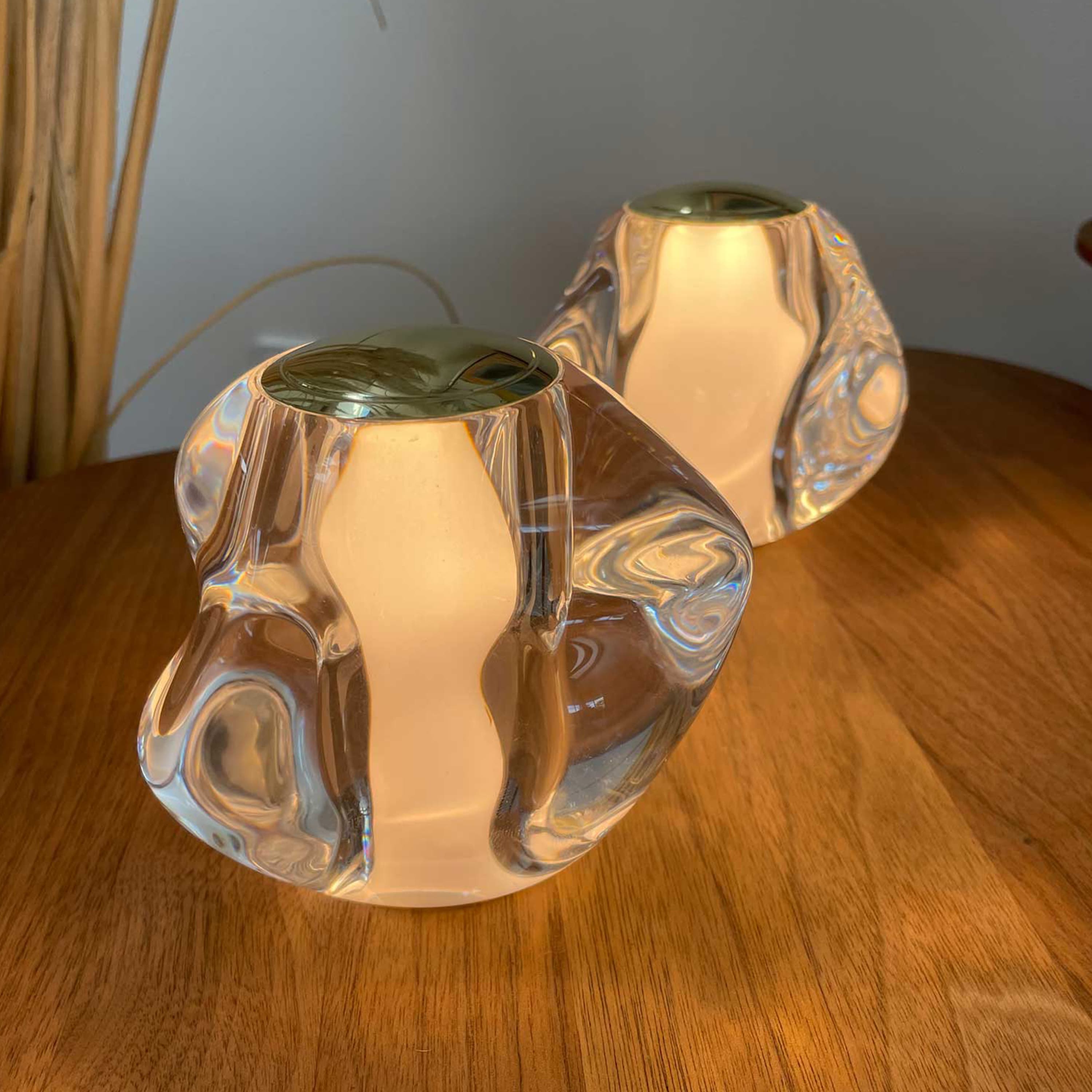 Ice Ball Tragbare Tischleuchte Gold
