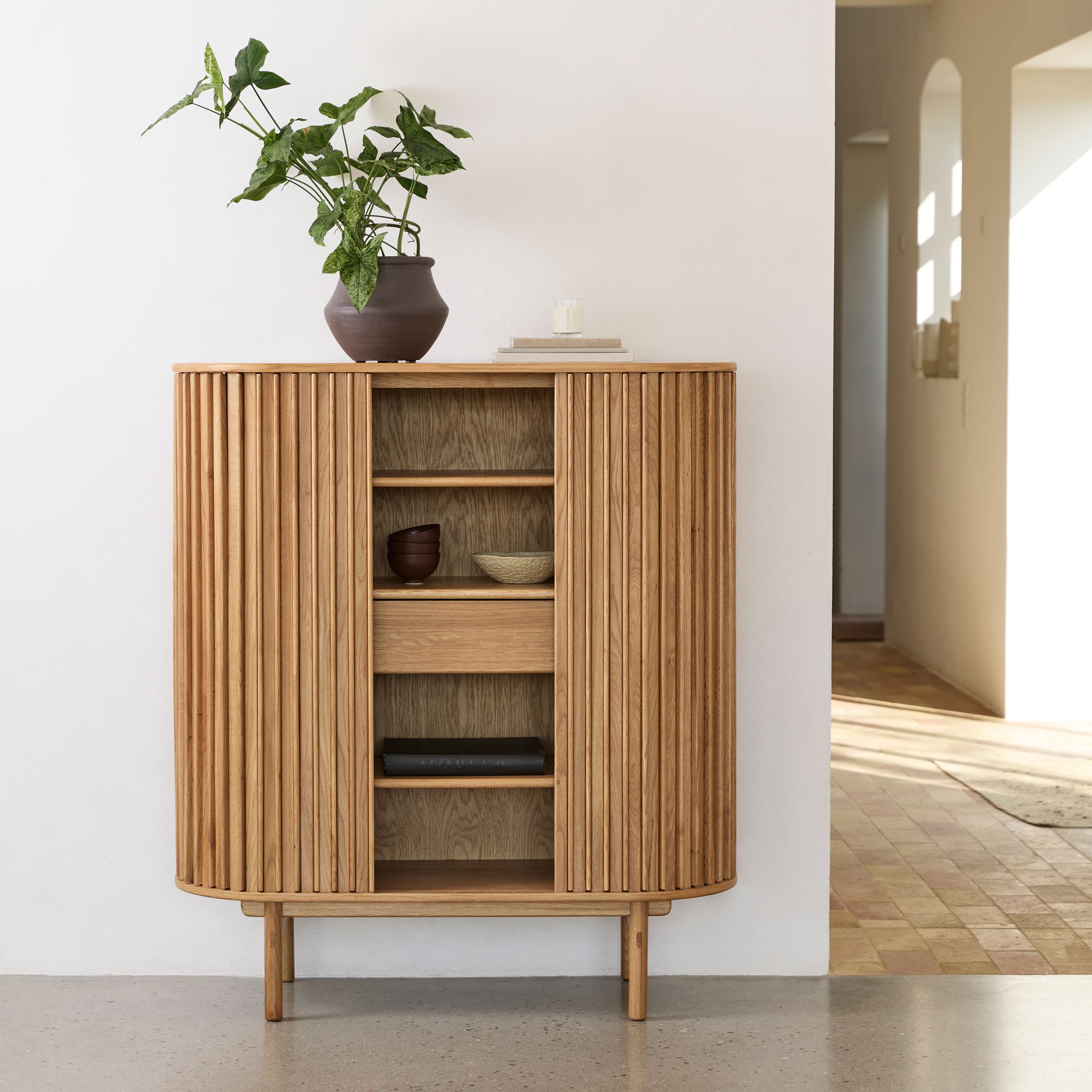 Alice Schrank Natural Oak 125cm