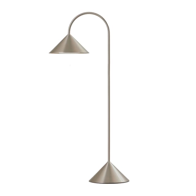 Grasp Tragbare Tischlampe gebürstetes Aluminium 72 cm