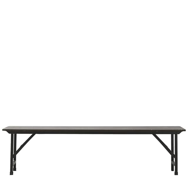 Party Bench Folding Black 180cm