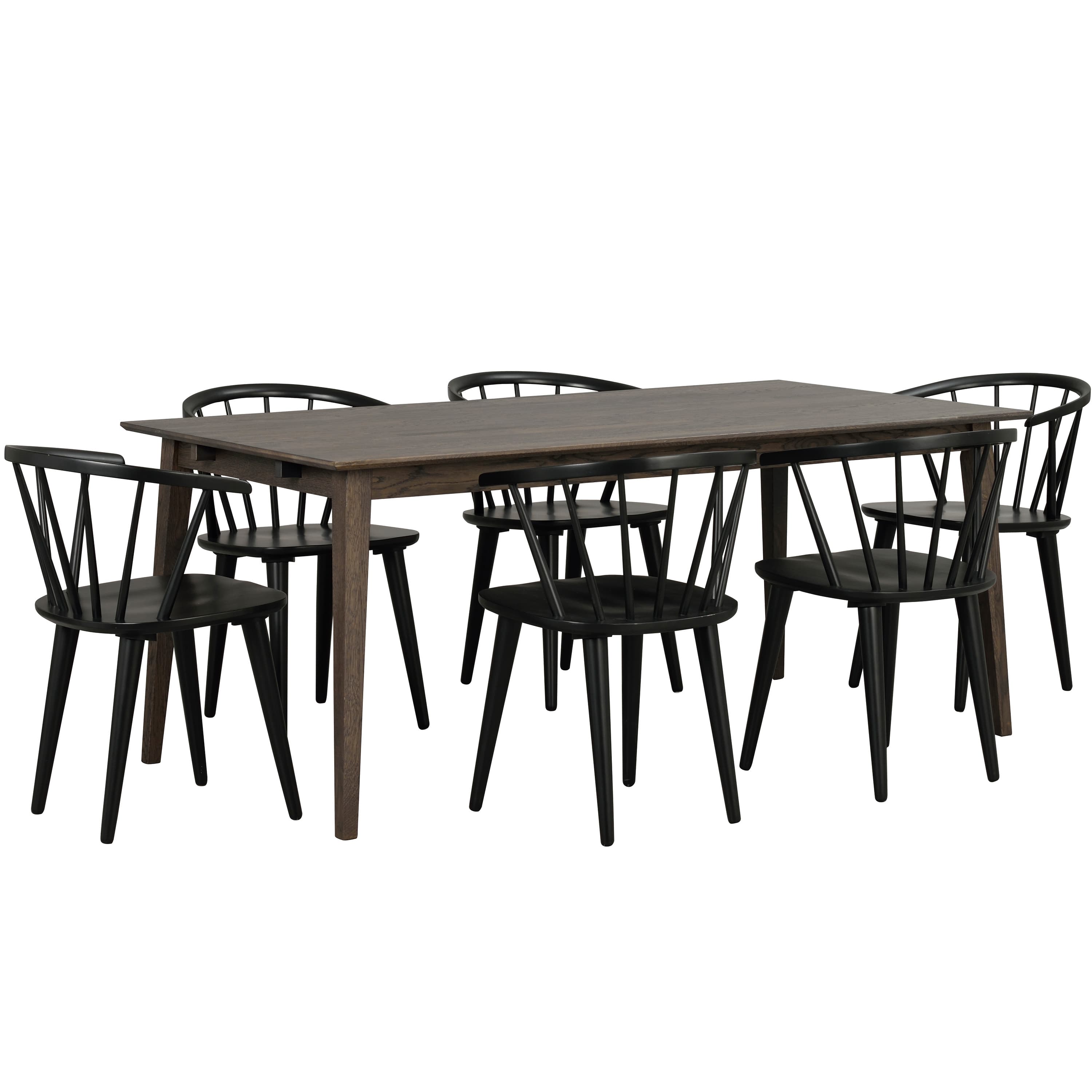 Filippa Esstisch Dunkelbraune Eiche 180cm